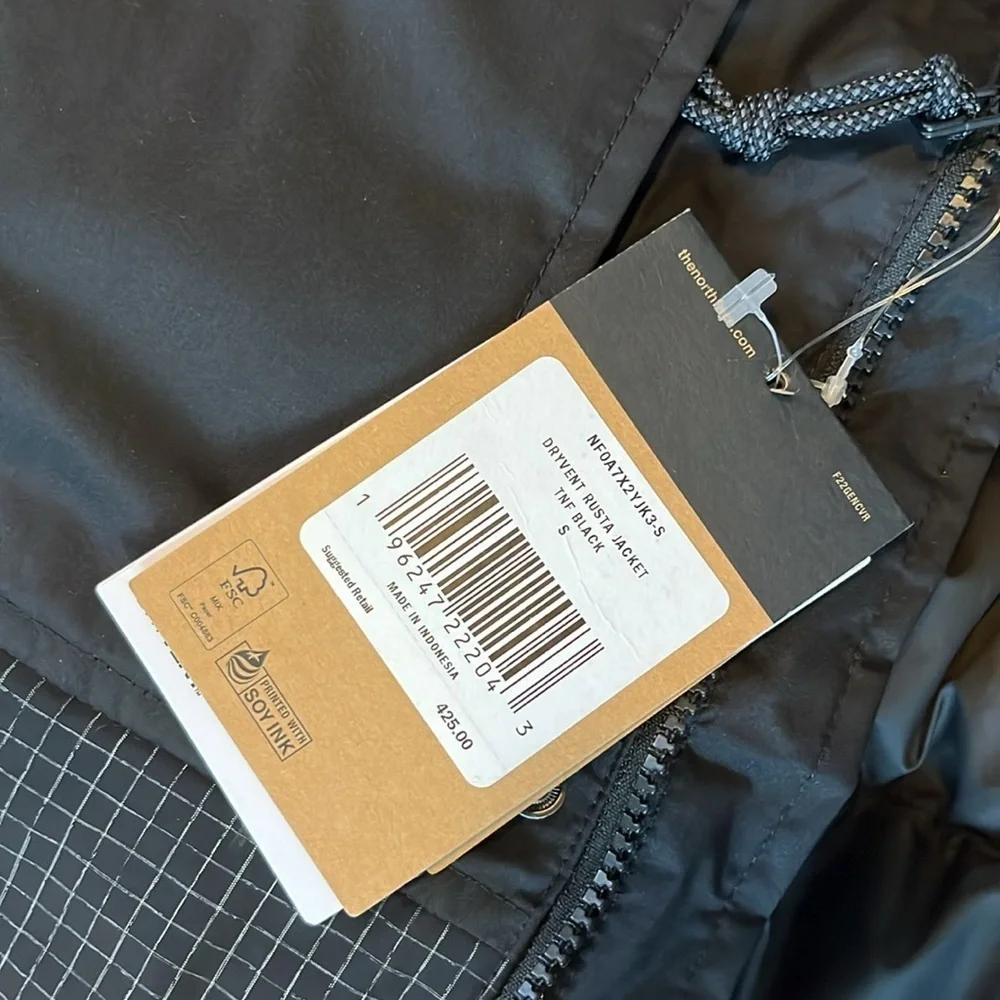 Urban Outfitters x North Face Dryvent Rusts Jacket Size Small NWT